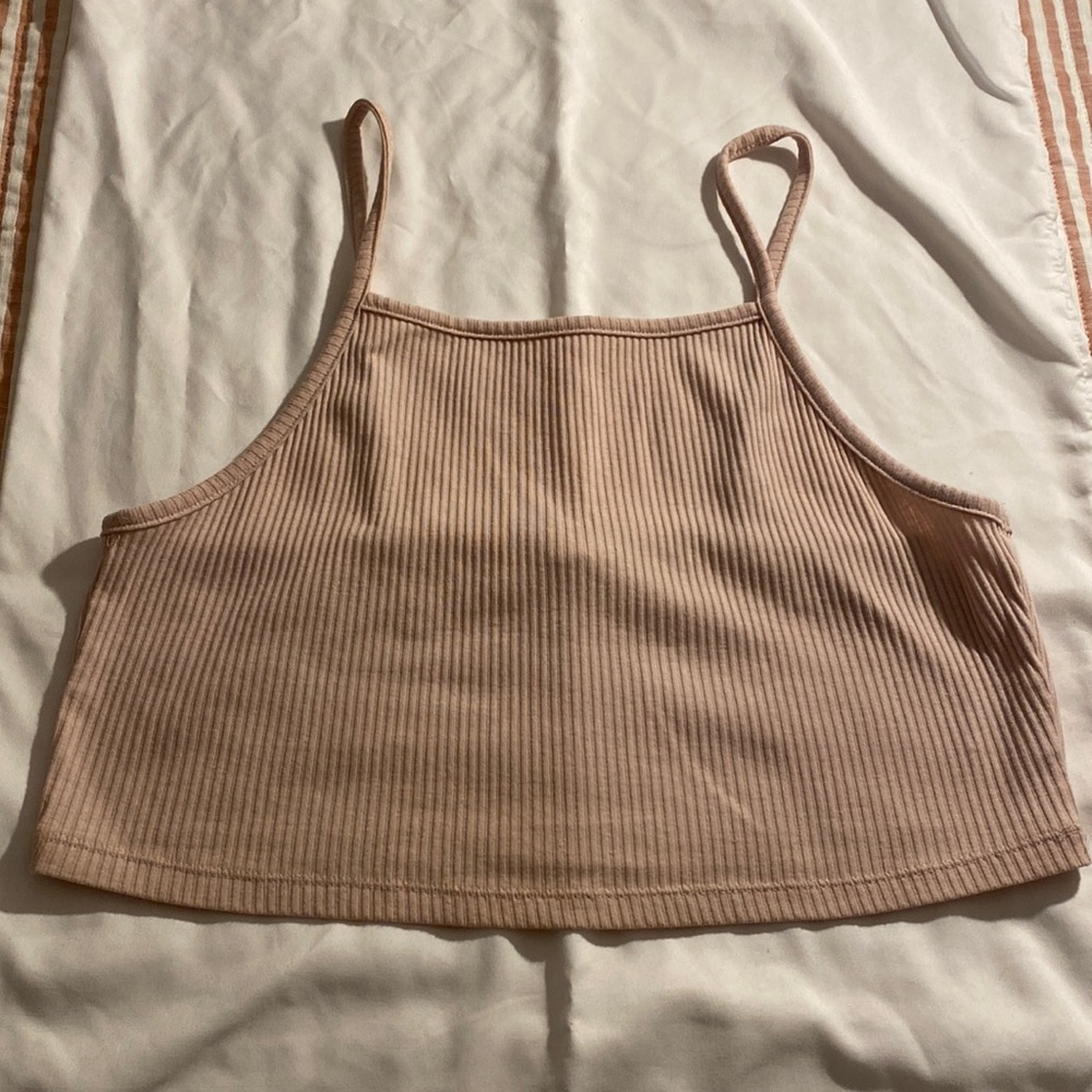 Blush crop top
